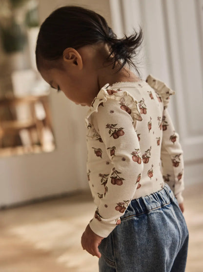 Lil'Atelier - slim fit body apple - turtledove/maple syrup