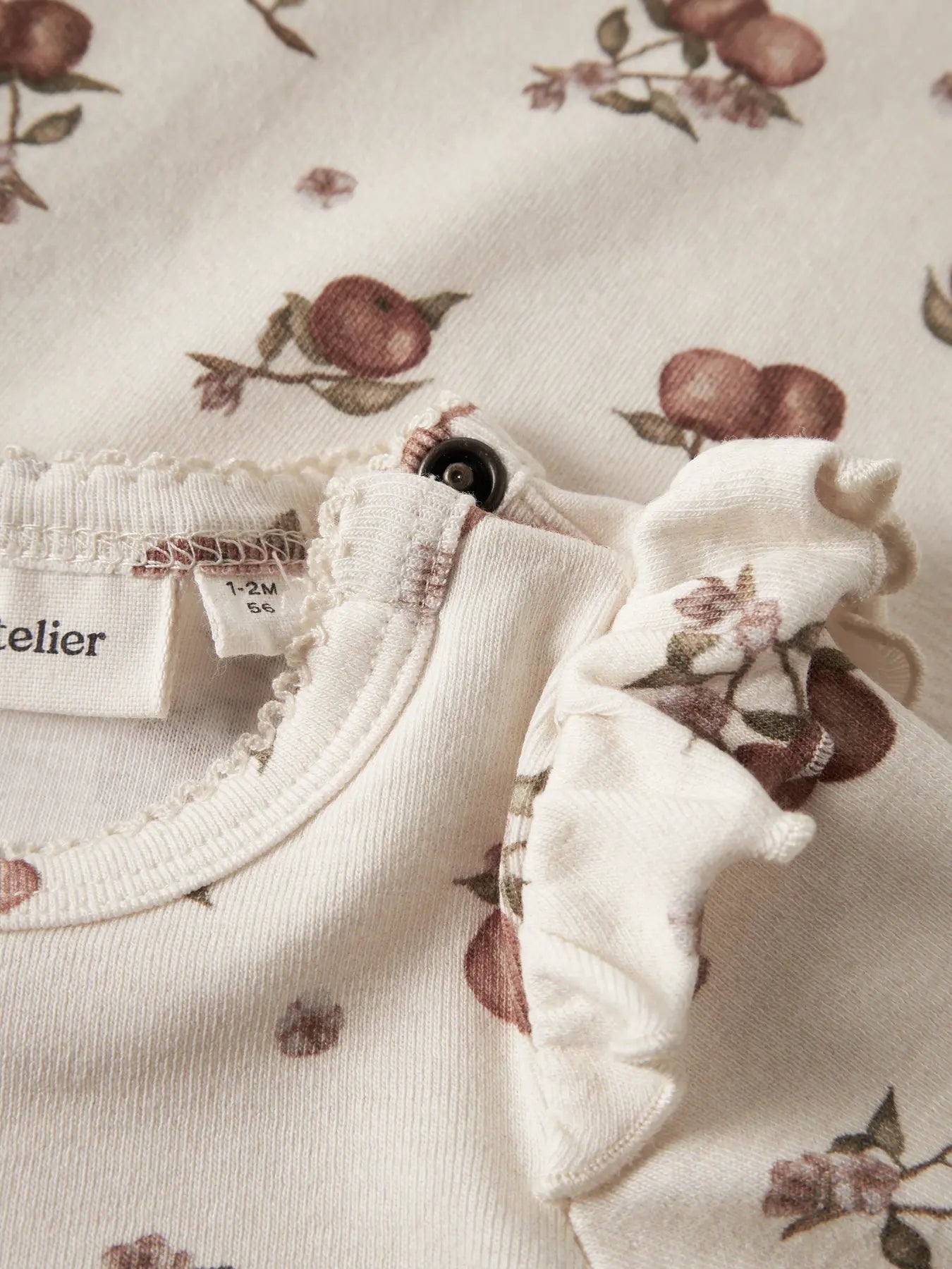 Lil'Atelier - slim fit body apple - turtledove/maple syrup
