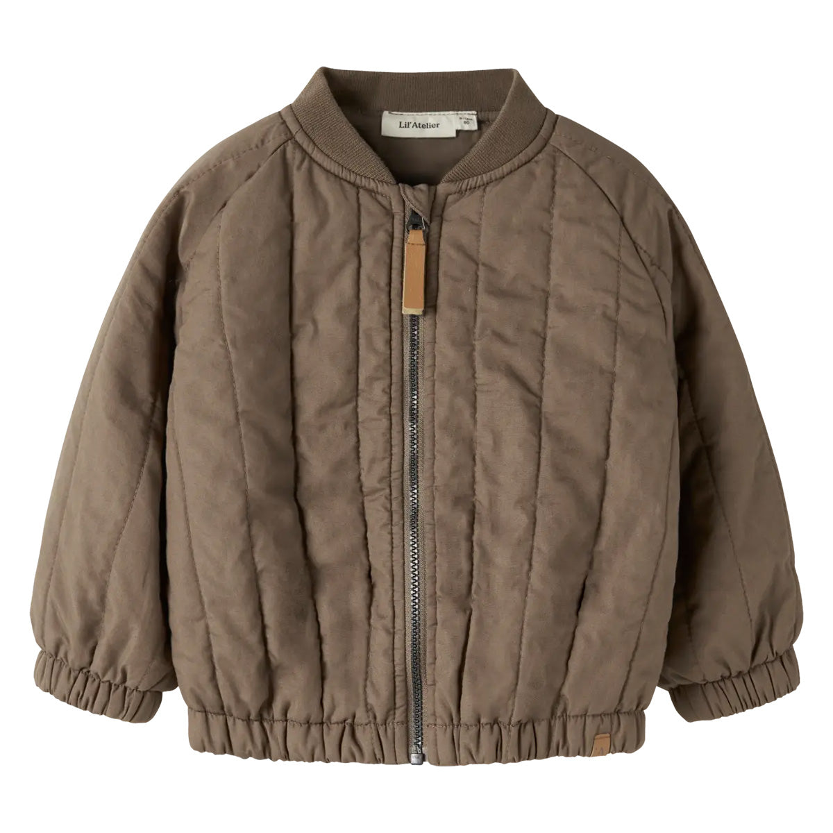 Lil'Atelier - bomber jacket bee - shitake brown