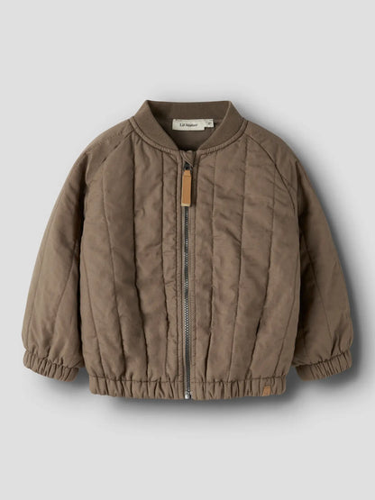 Lil'Atelier - bomber jacket bee - shitake brown