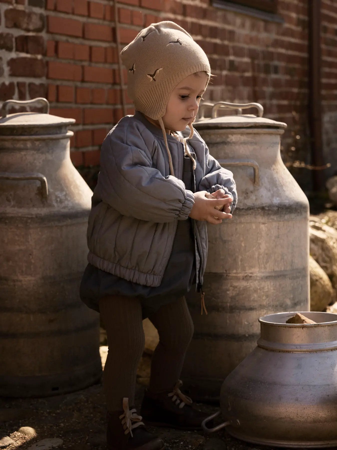 Lil'Atelier - bomber jacket whale - tradewinds blue