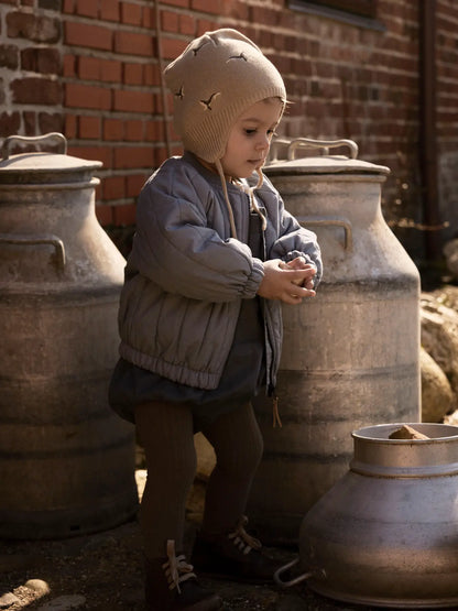 Lil'Atelier - bomber jacket whale - tradewinds blue