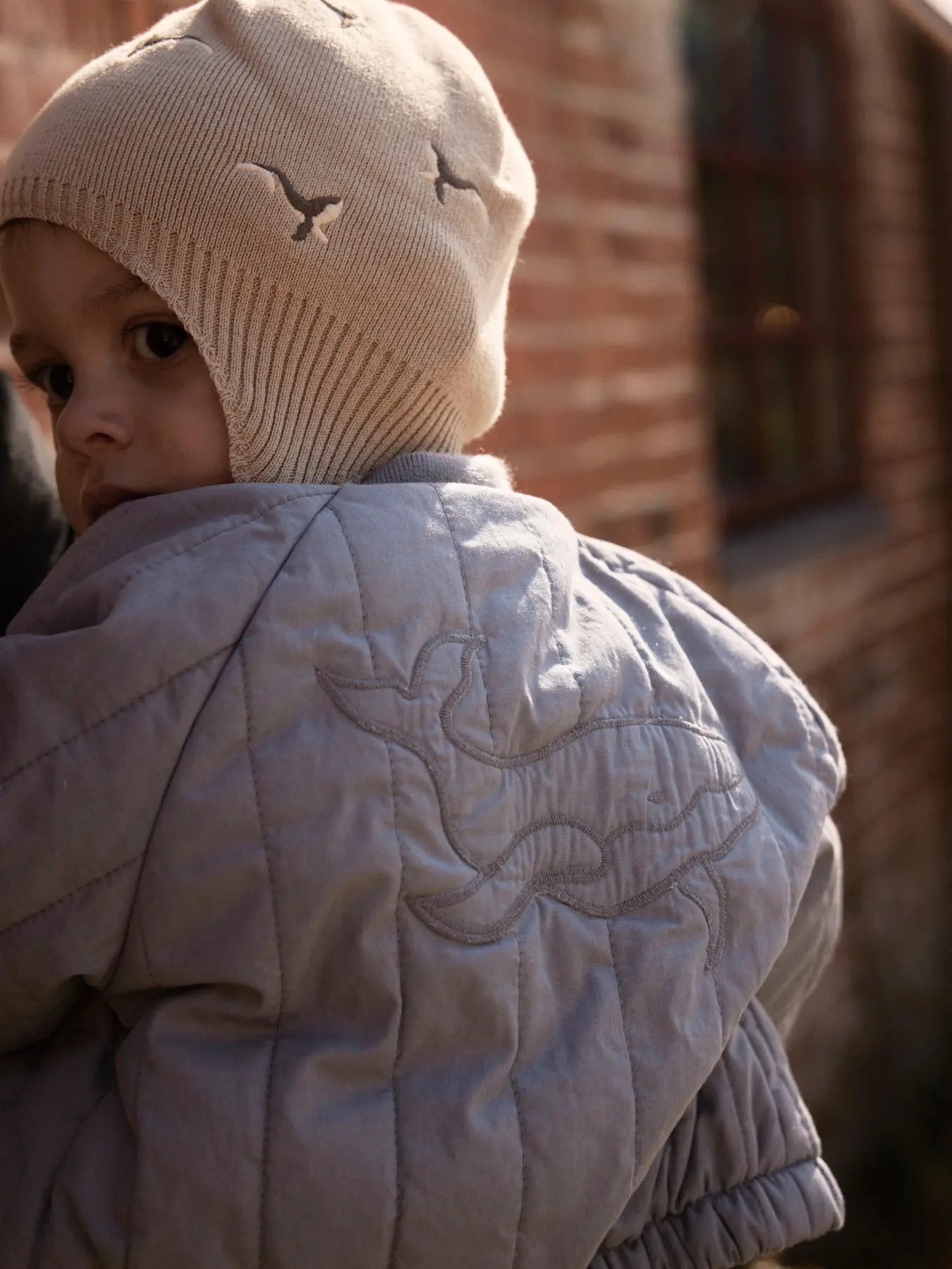 Lil'Atelier - bomber jacket whale - tradewinds blue