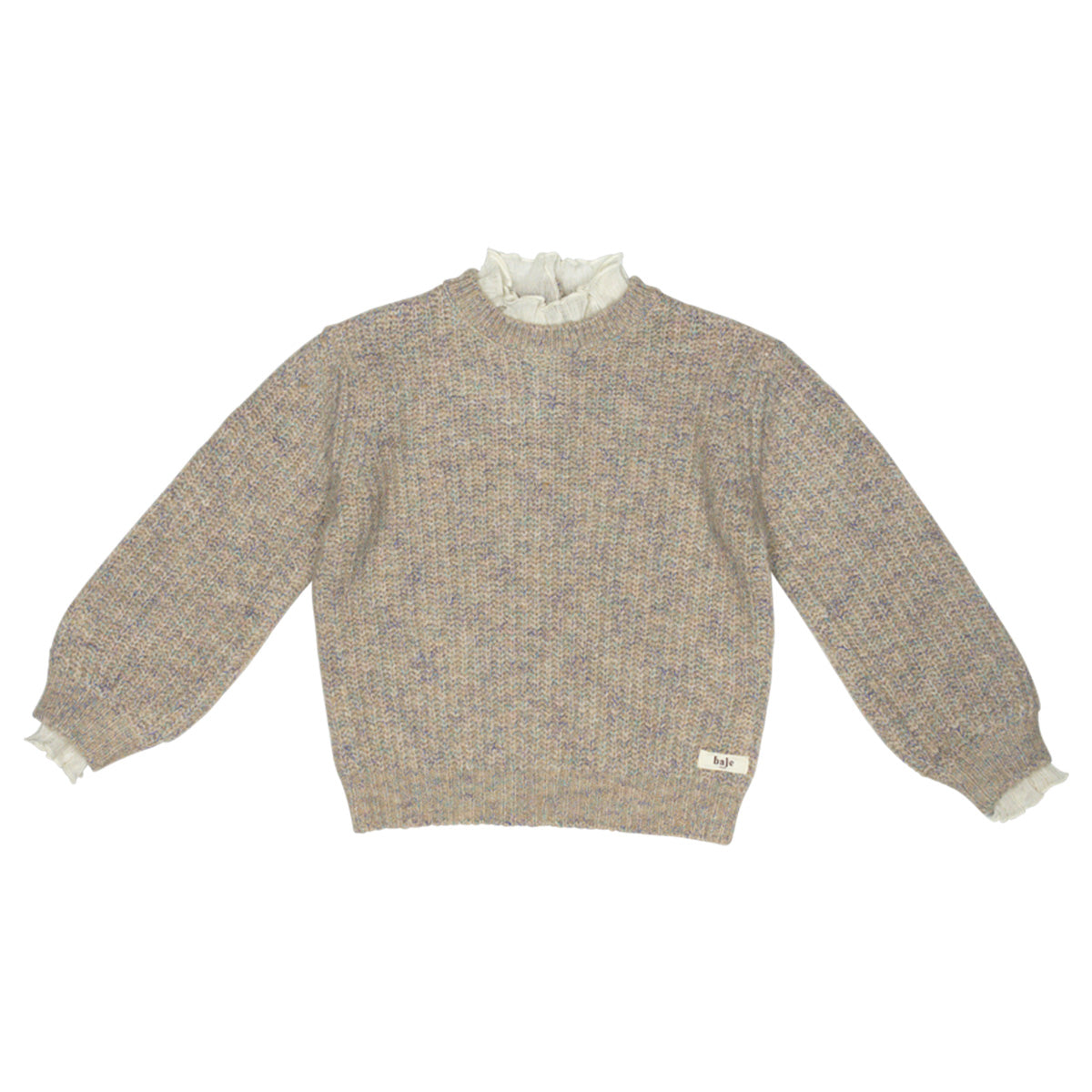 Knitted sweater Borough ~ crème multicolor