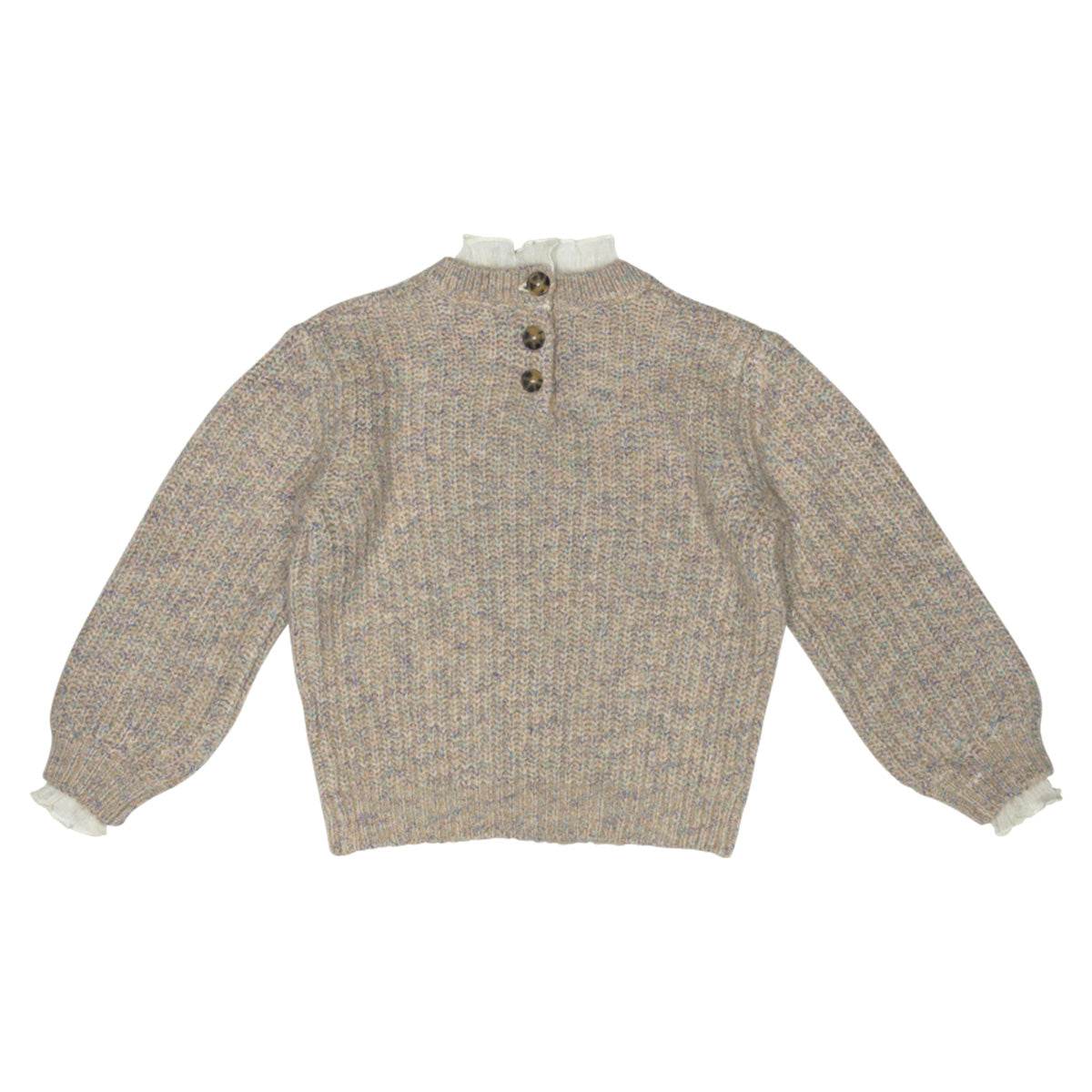 Knitted sweater Borough ~ crème multicolor