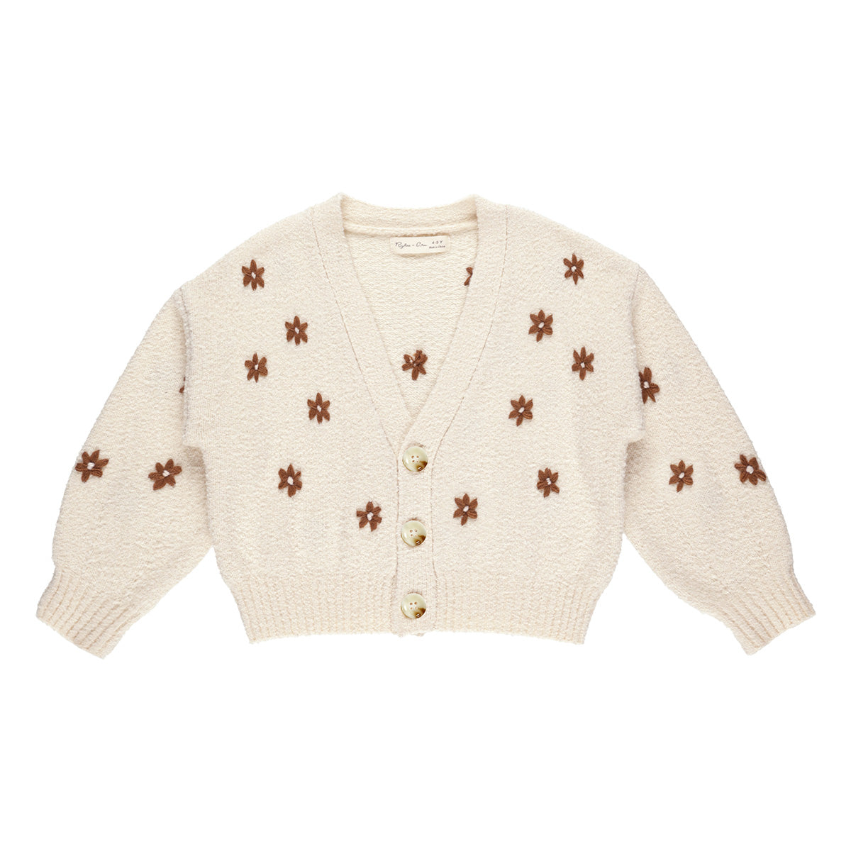 Rylee + Cru - crop cardigan flowers