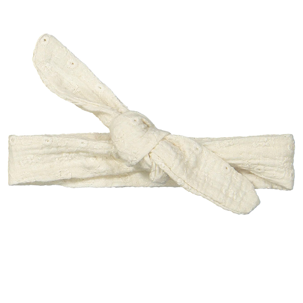 Riffle Amsterdam - hairband Britt - woven white embroidery