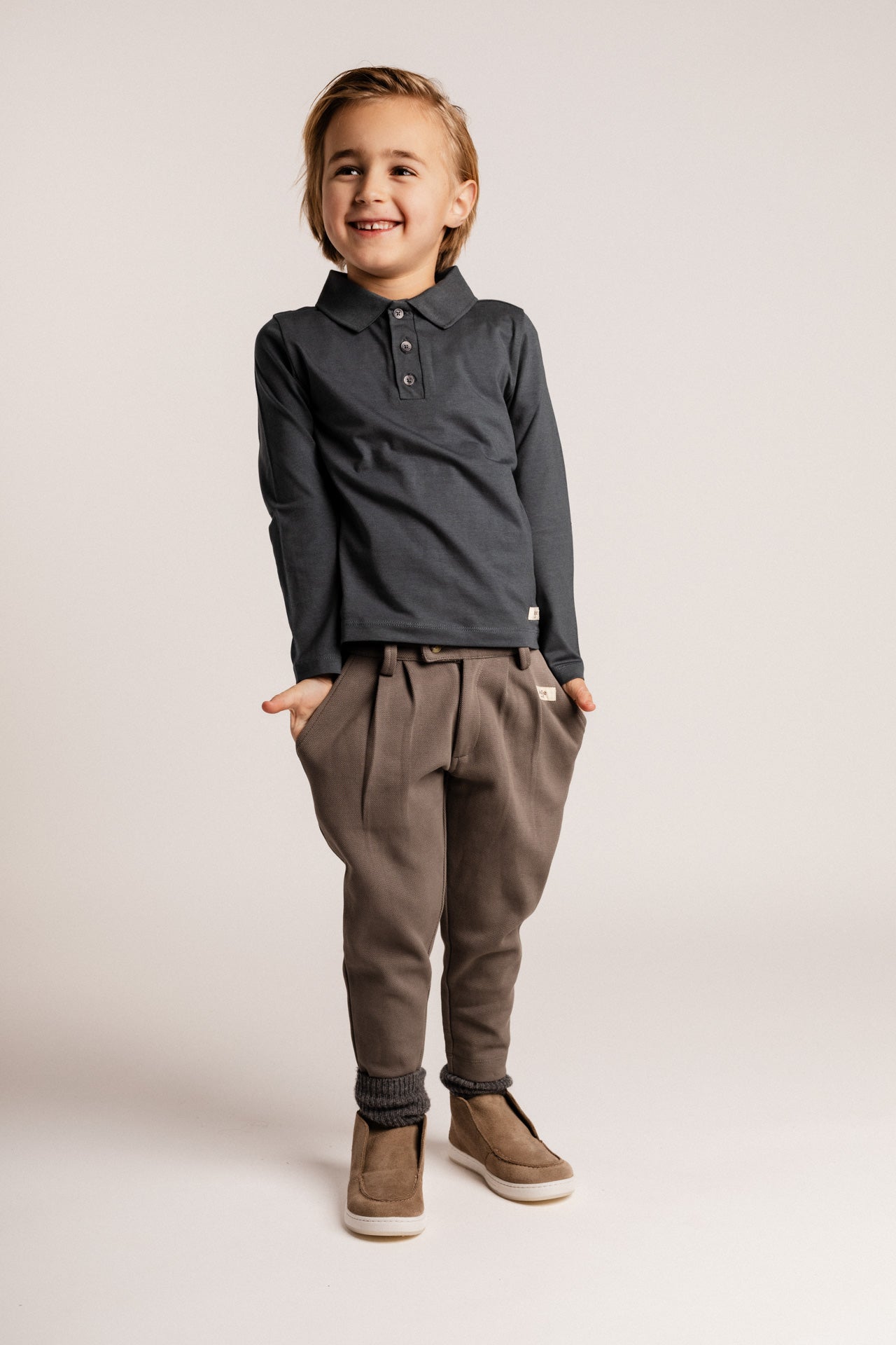 Baje Studio - polo Broc - blue vintage