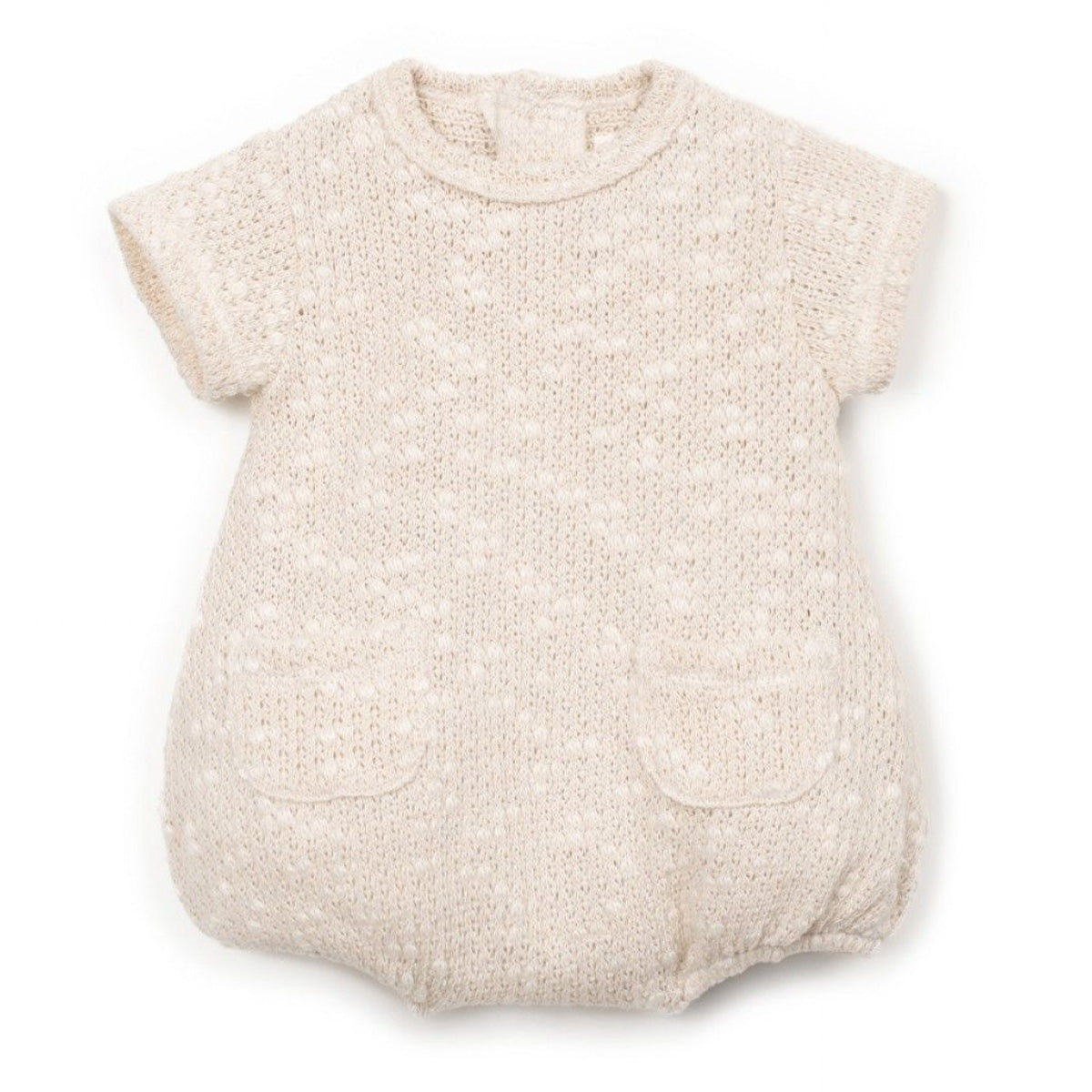 Play Up - embellished piqué body - bio resin ecru