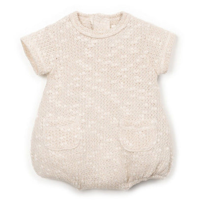 Play Up - embellished piqué body - bio resin ecru