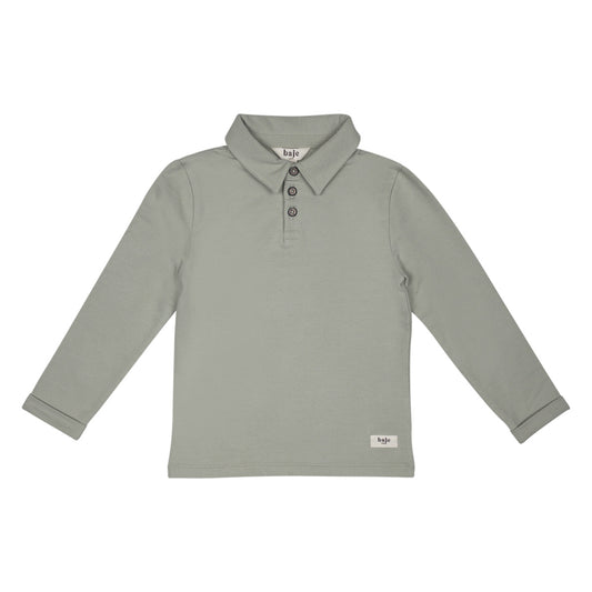 Polo Byron ~ agate grey green