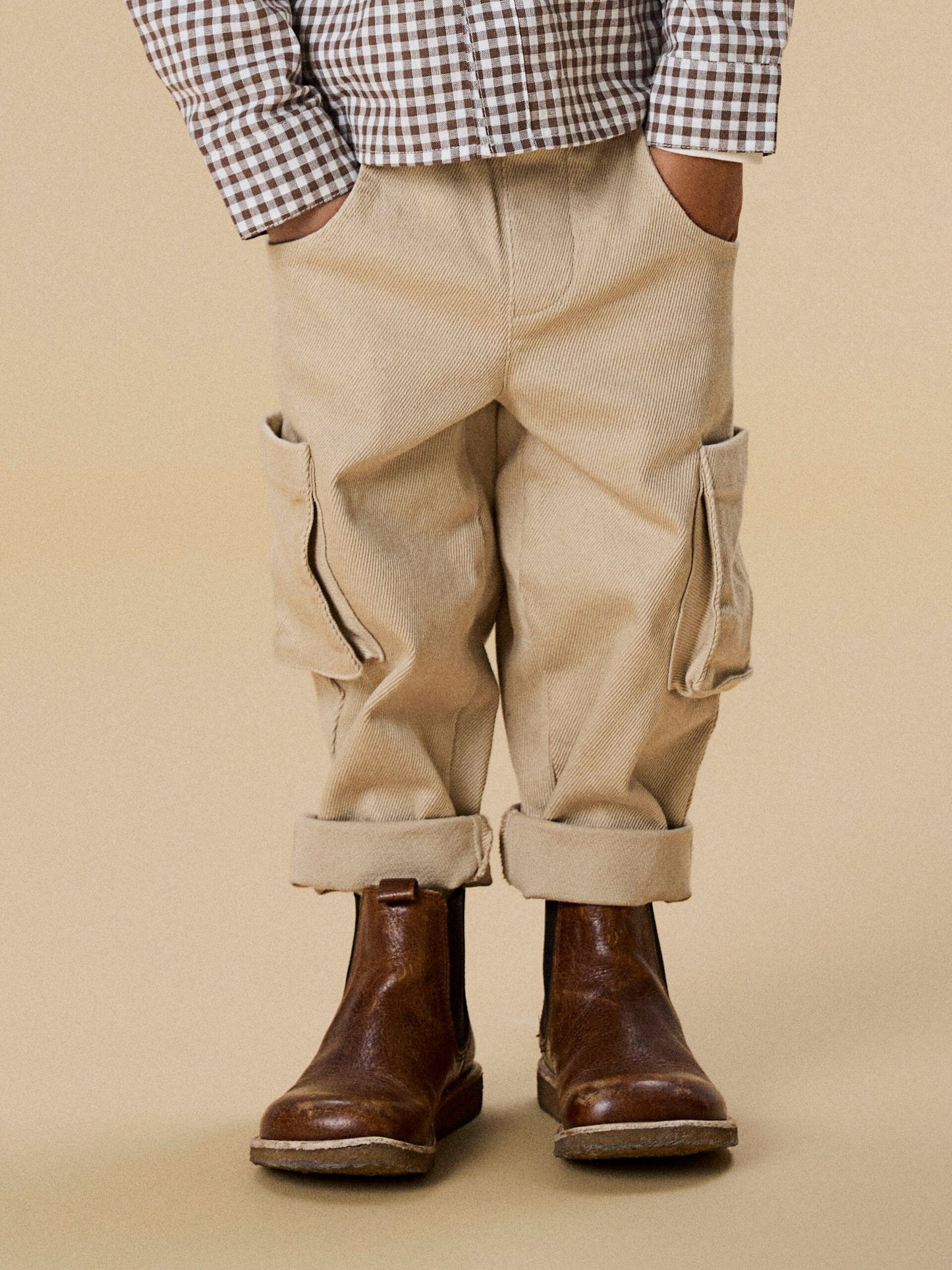 Lil'Atelier - cargo pants - irish cream