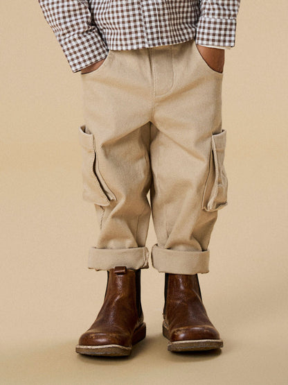 Lil'Atelier - cargo pants - irish cream