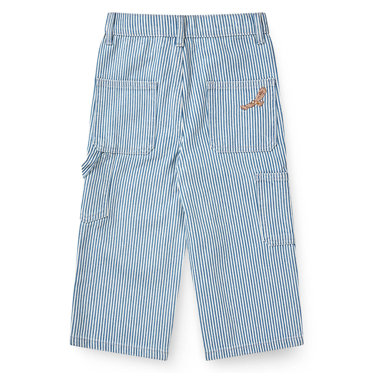 Copenhagen Colors - cargo pants eagle - denim blue stripe