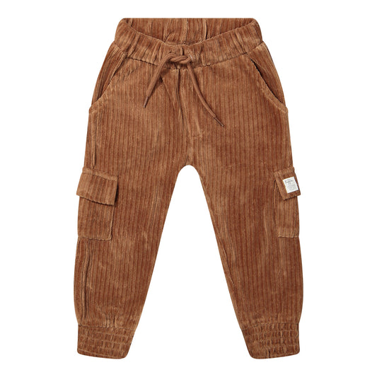 Corduroy cargo pants Pyke ~ brown