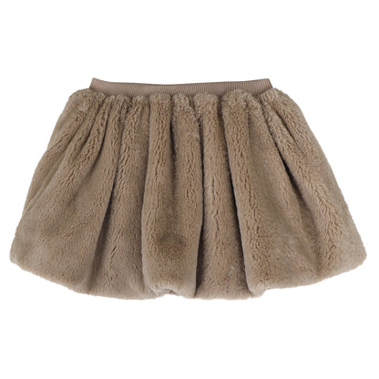 Baje Studio - faux fur skirt Cez - beige