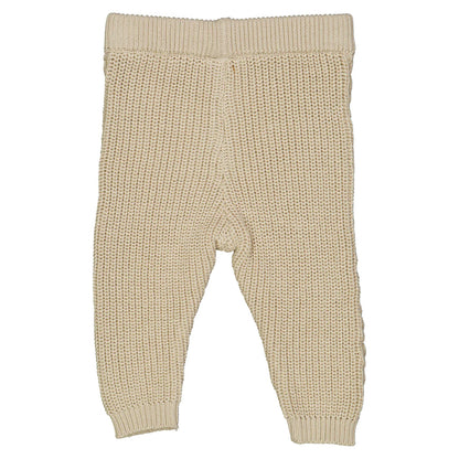 Müsli - chunky knit pants - oat