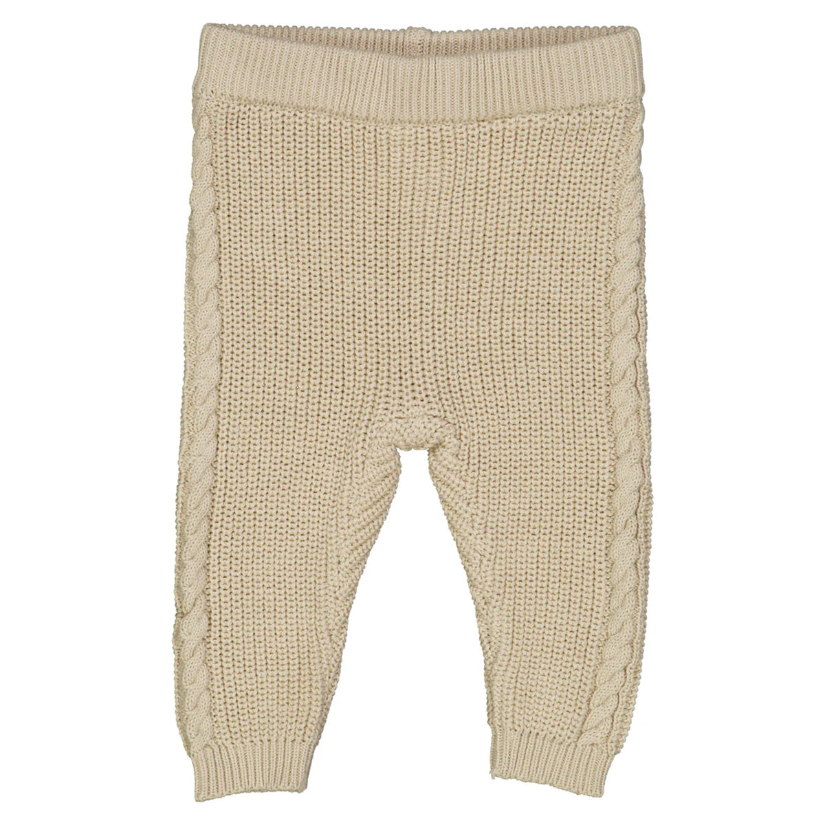 Müsli - chunky knit pants - oat