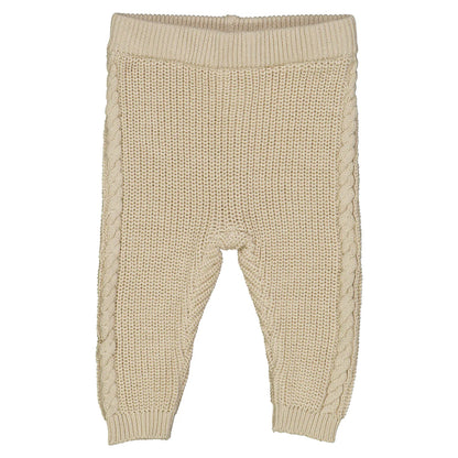 Müsli - chunky knit pants - oat