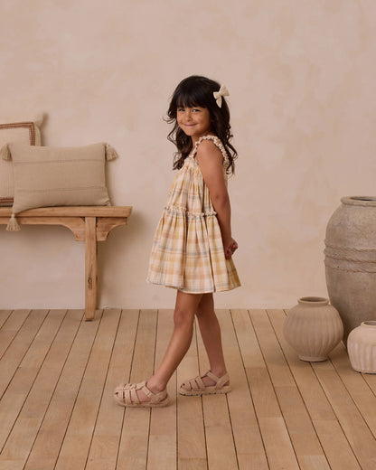 Rylee + Cru - dress Cicily - pastel plaid