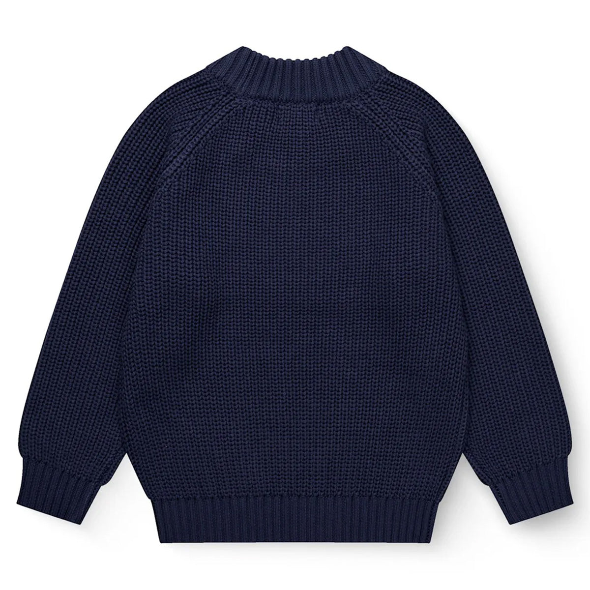 Copenhagen Colors - knitted classic rib jumper - navy