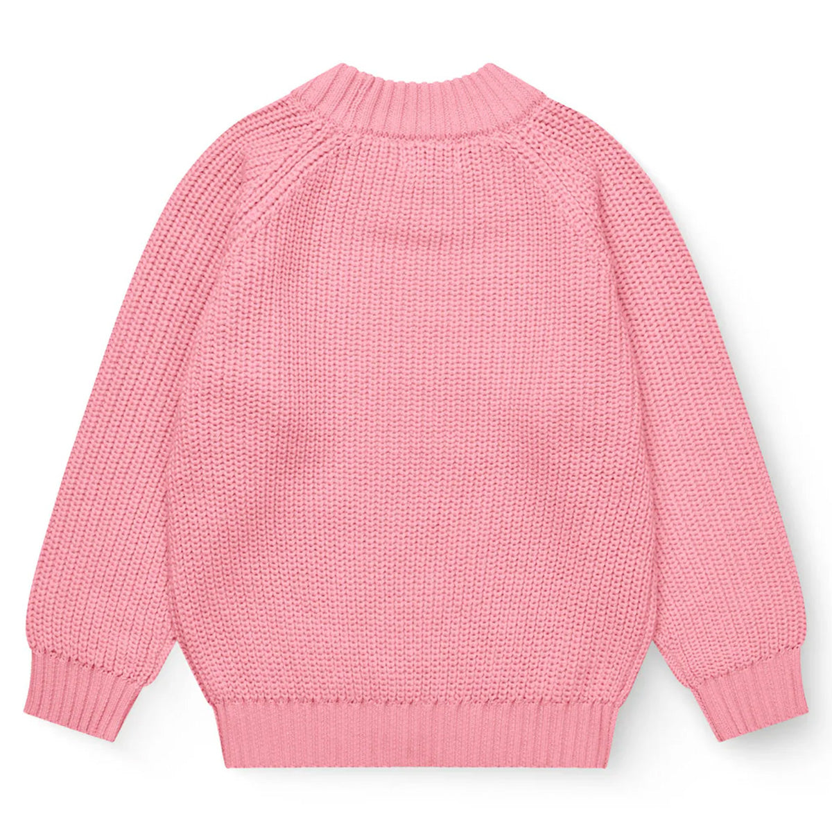 Copenhagen Colors - knitted classic rib jumper - pink
