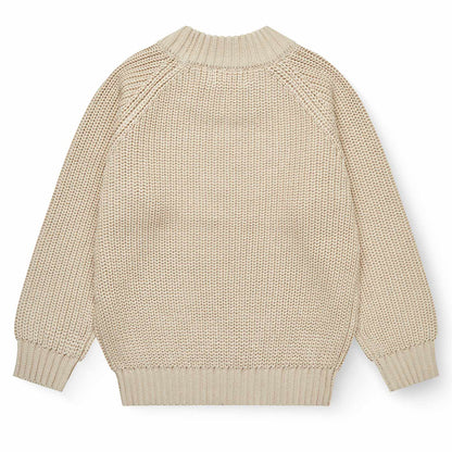 Copenhagen Colors - knitted classic rib jumper - beige