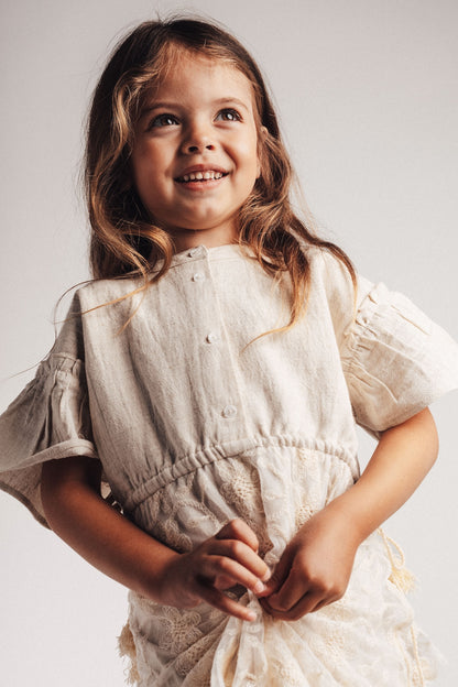 Baje Studio - dress Claudie - white coconut