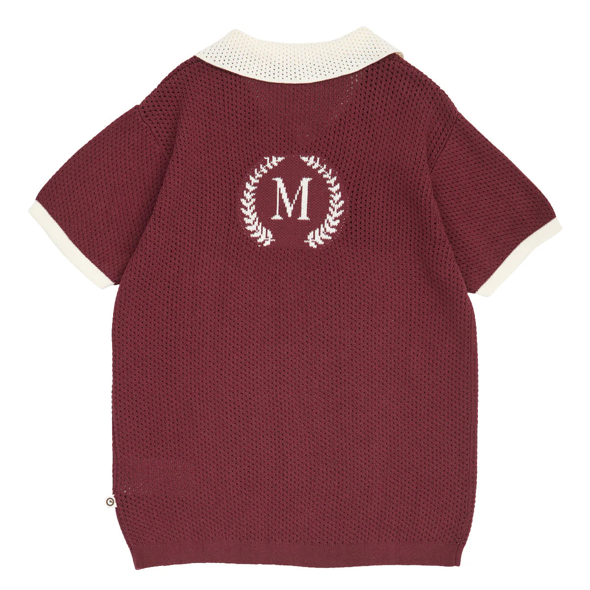 Müsli - clubhouse knit polo - russet red