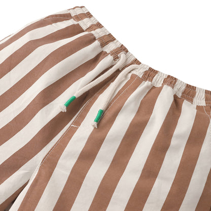 Shorts Cody - brown stripe