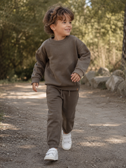 Lil'Atelier - sweater - shitake brown