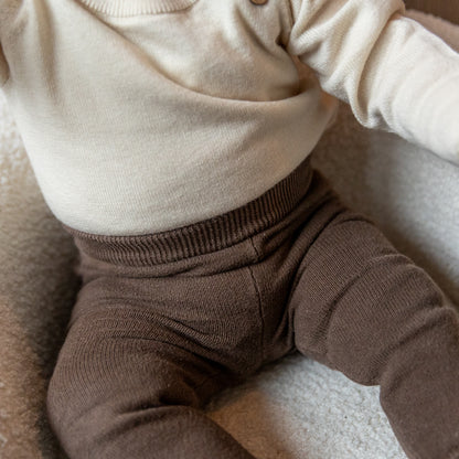 Copenhagen Colors - knitted legging - brown