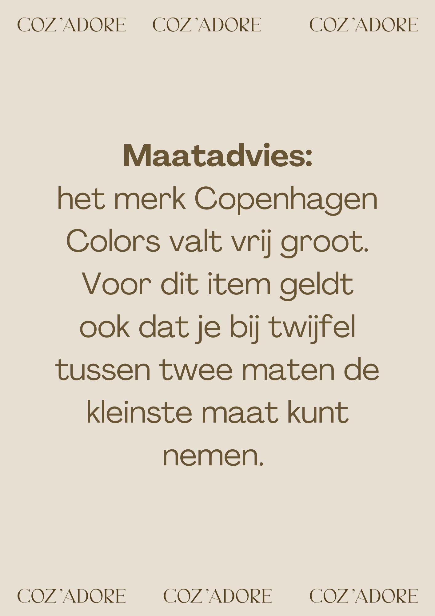 Copenhagen Colors - knitted classic rib jumper - beige