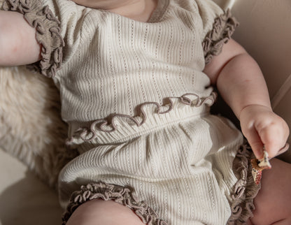 Peekaboo - romper Marron - beige