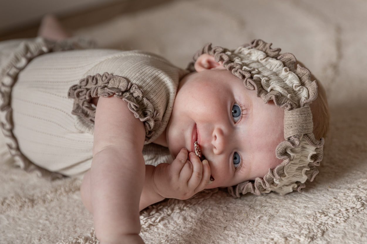 Peekaboo - hairband Marron - beige