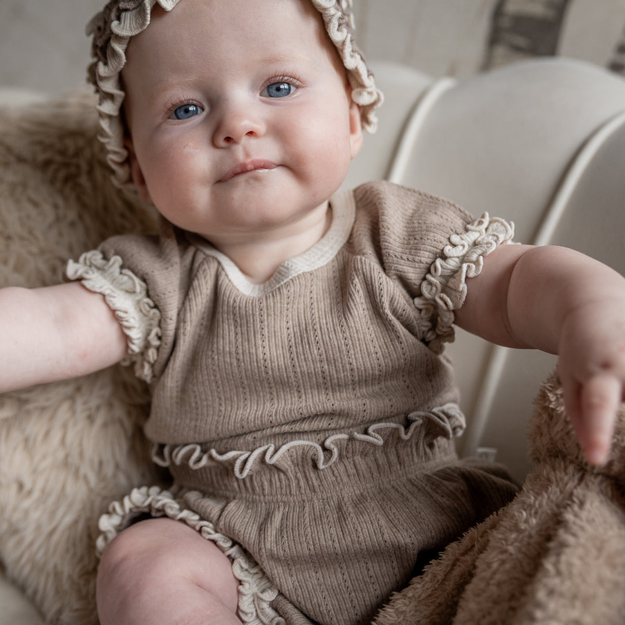 Peekaboo - romper Marron - cacao