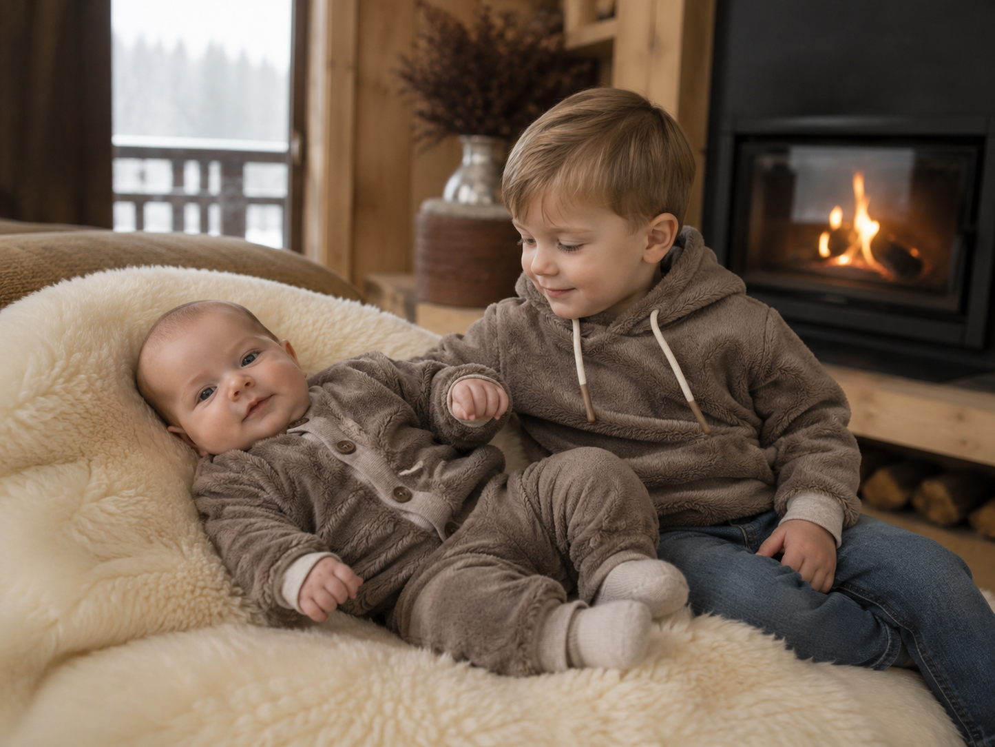GYMP - cardigan Teddy - taupe