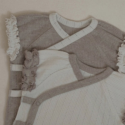 Peekaboo - newborn set Marron - cacao