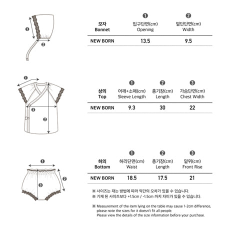 Peekaboo - newborn set Marron - cacao