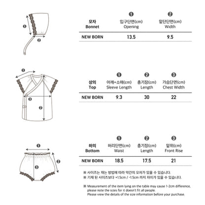 Peekaboo - newborn set Marron - cacao