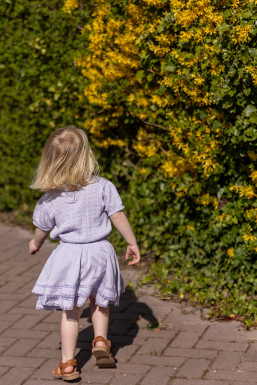 LRDM petits - skirt Juliette - lavender