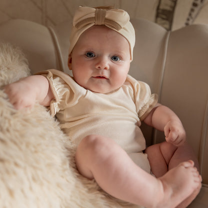 Peekaboo - hair ribbon Karen - cream