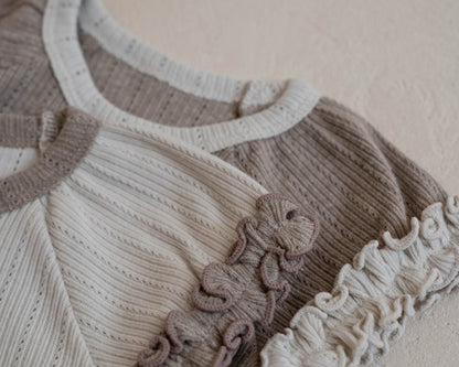 Peekaboo - romper Marron - cacao