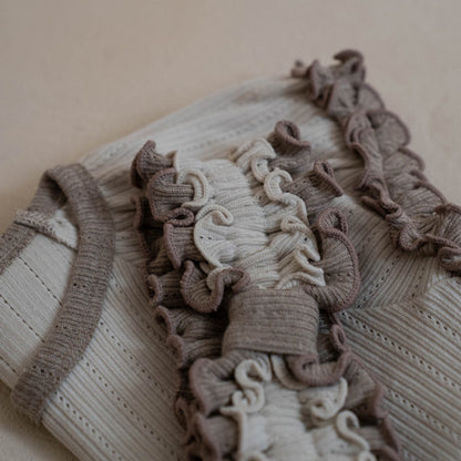 Peekaboo - hairband Marron - beige