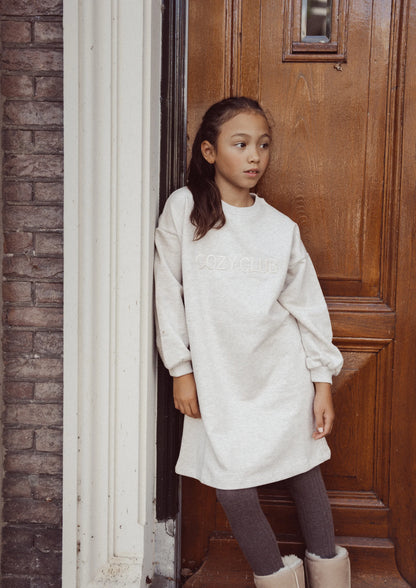 Two You Label - Cozy Club sweater dress - oat