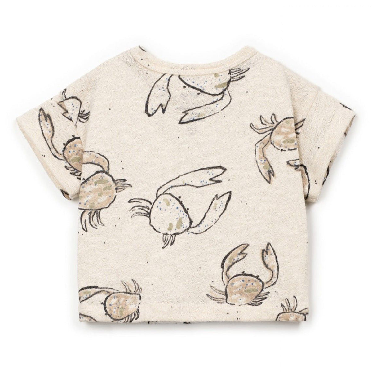 Play Up - T-shirt crab - ecru