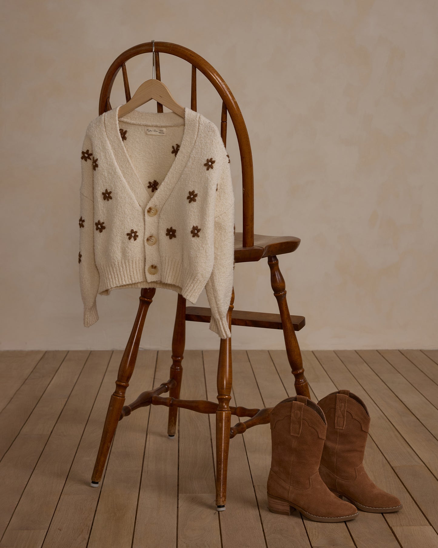 Rylee + Cru - crop cardigan flowers