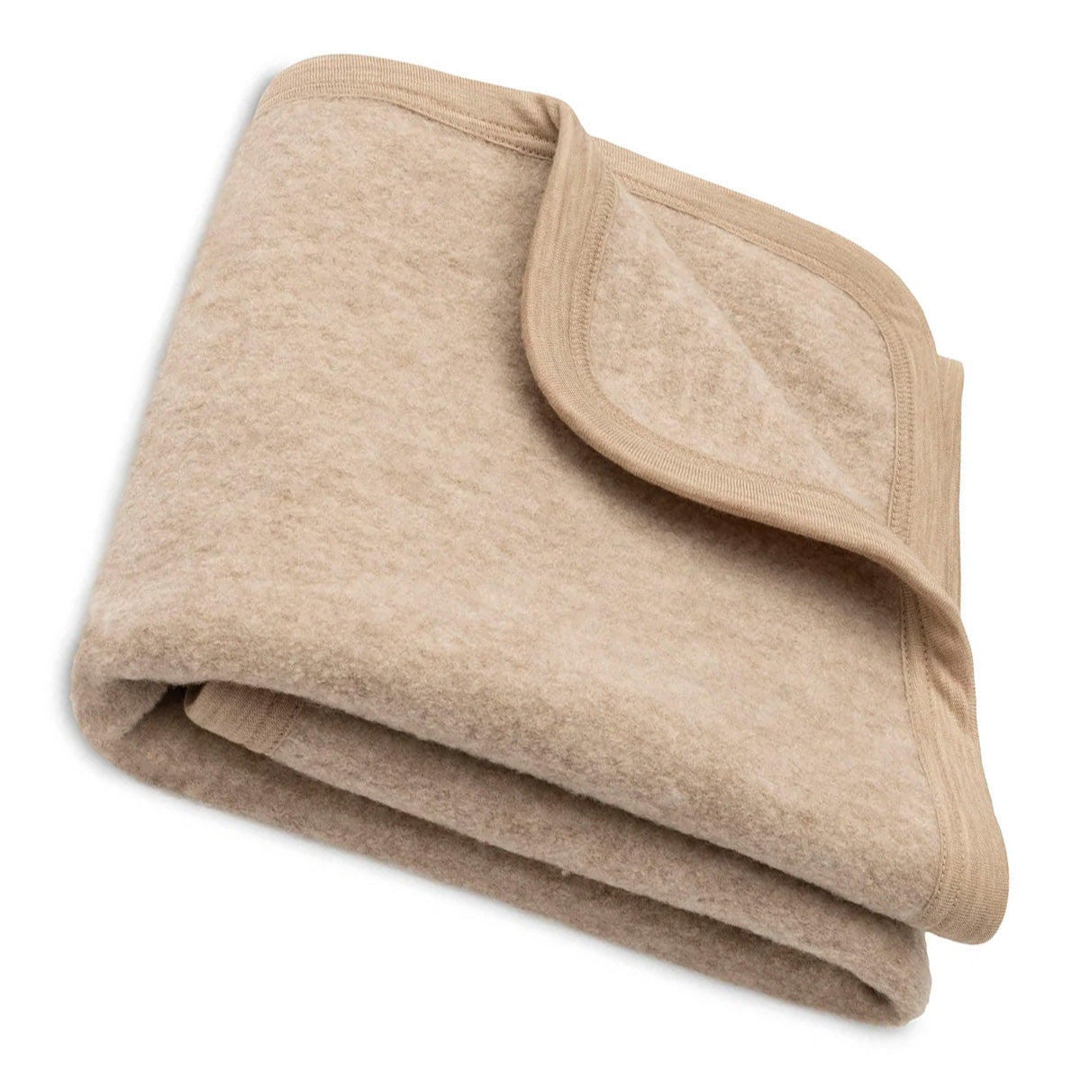 Jollein - merino wool felted blanket crib - natural