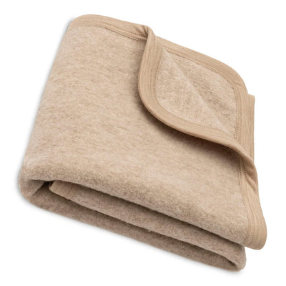 Jollein - merino wool felted blanket crib - natural
