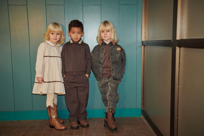 Copenhagen Colors - high school cardigan - dark brown